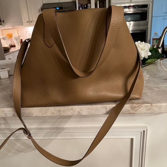 Cuyana Zippered Satchel in Cappuccino - Mint Condition! NWOT Free Shipping!! - Picture 6 of 13